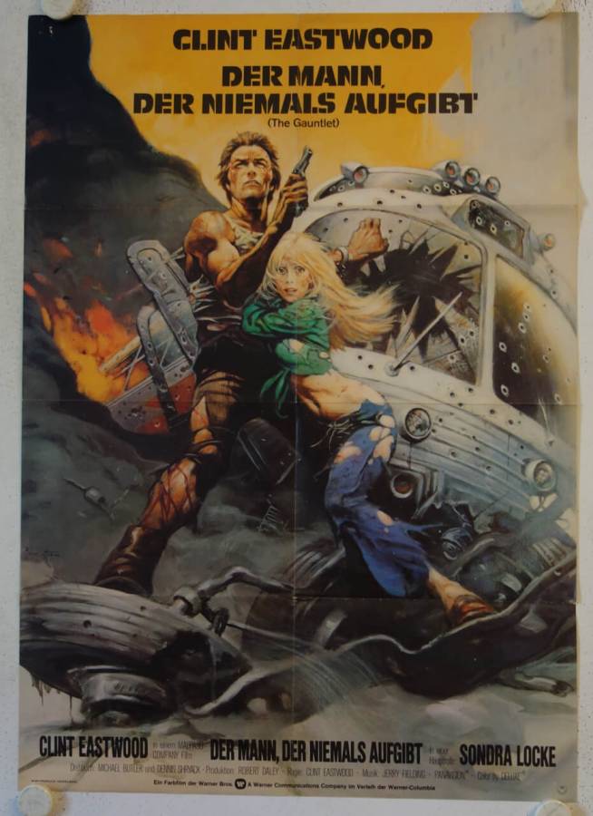 The Gauntlet original release german movie poster